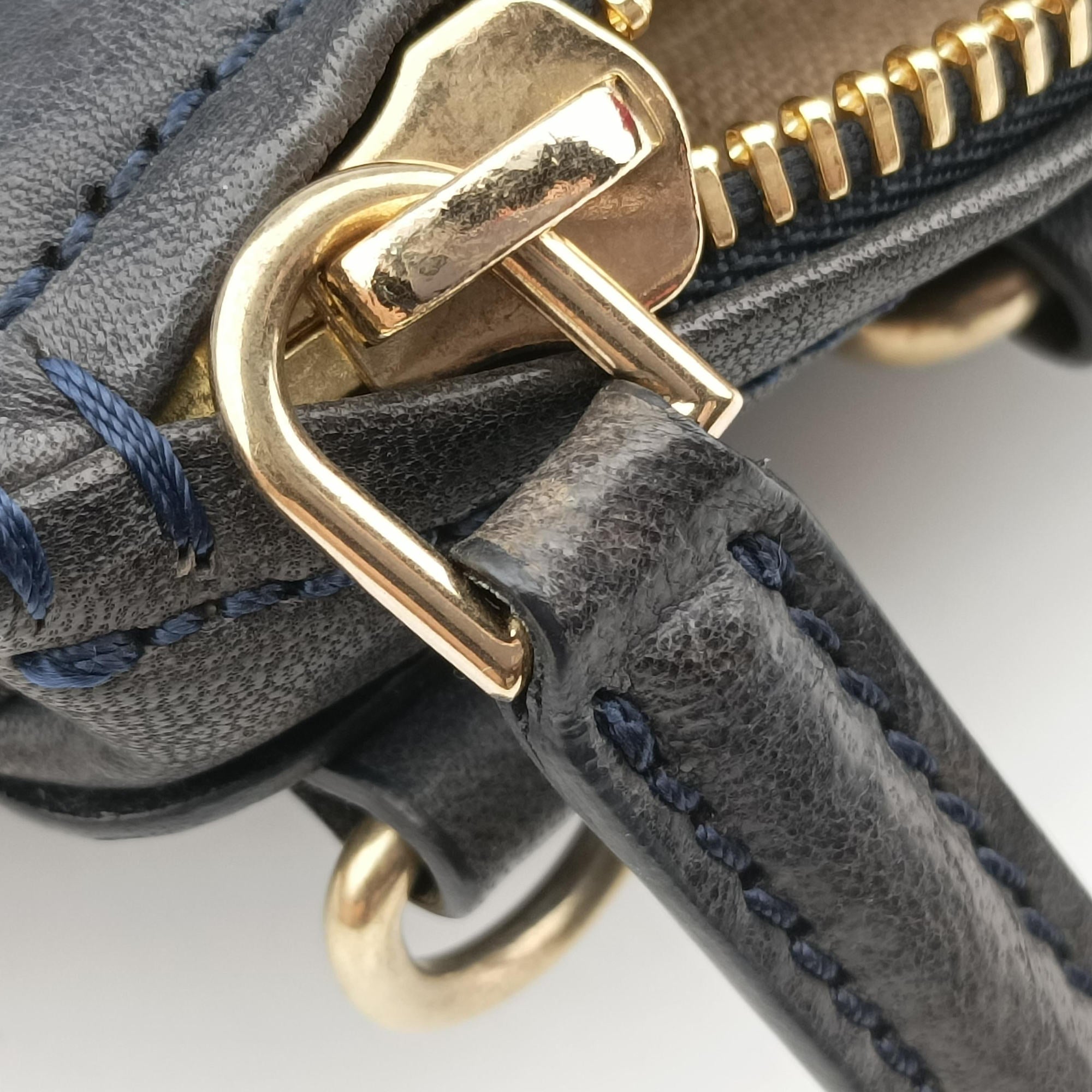 Vintage Givenchy Pandora Navy Leather  shoulderbag | stylenewstar