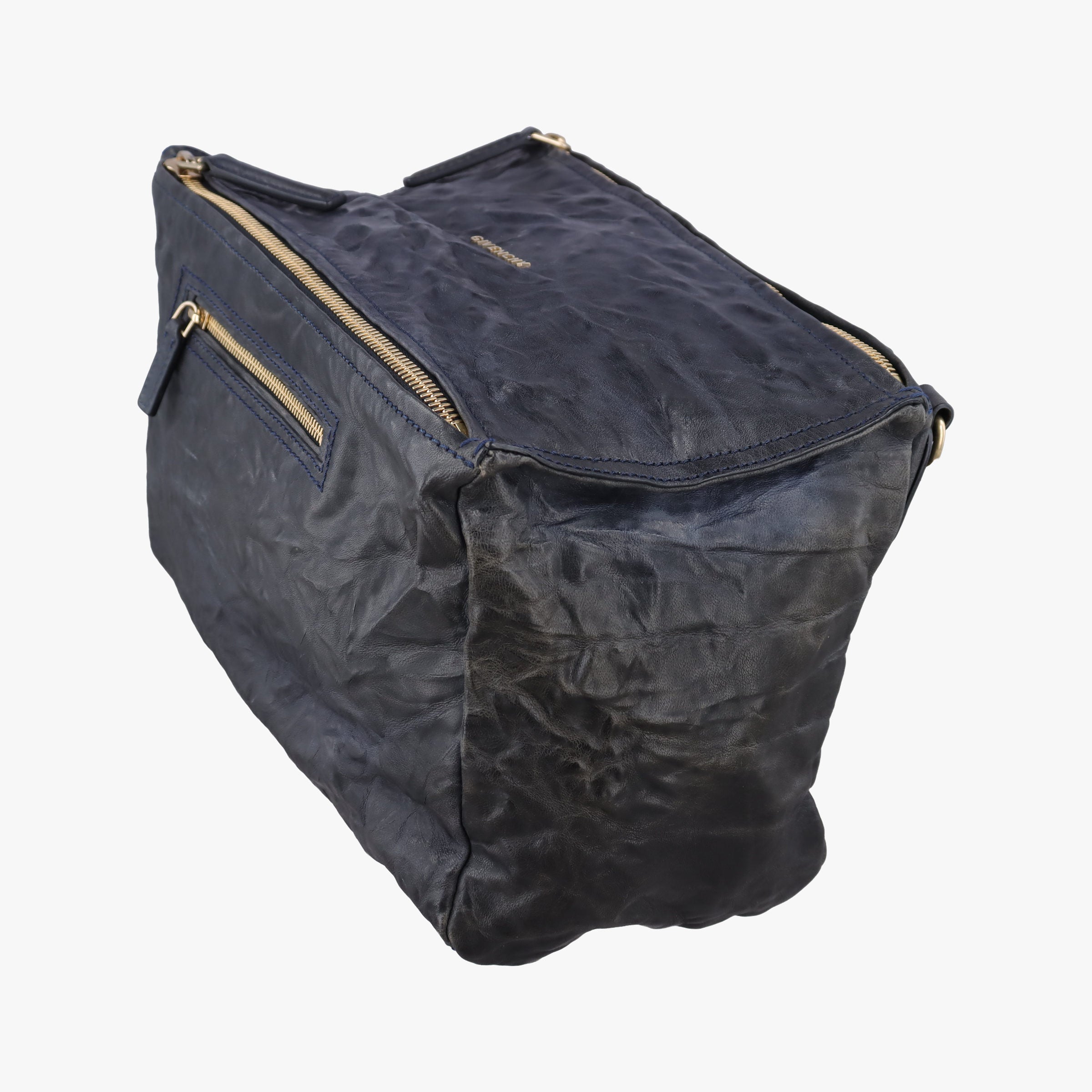 Vintage Givenchy Pandora Navy Leather  shoulderbag | stylenewstar