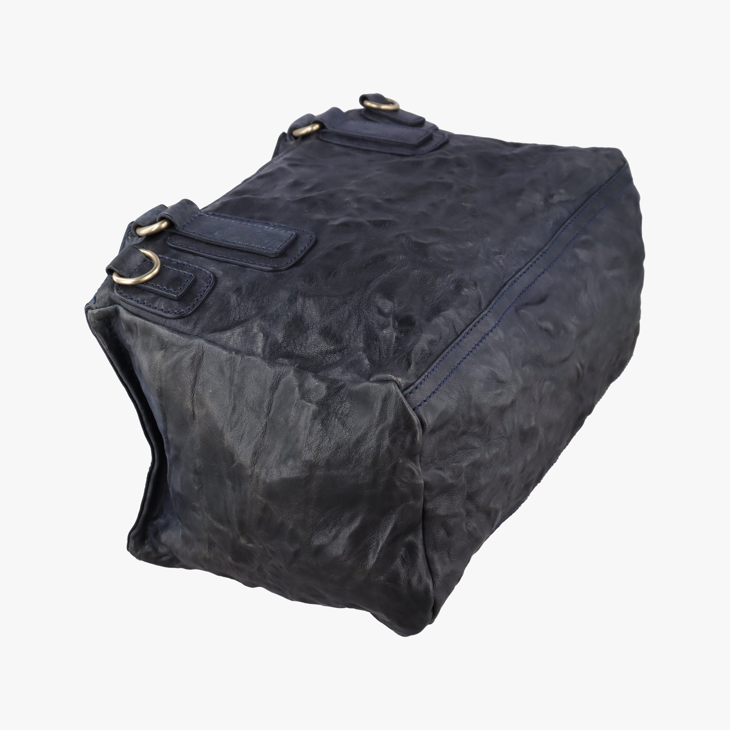 Vintage Givenchy Pandora Navy Leather  shoulderbag | stylenewstar