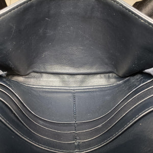 Pre-owned Christian Dior Saddle Navy×Gray jacquard  shoulderbag | stylenewstar