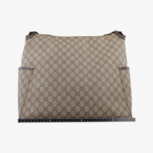 Vintage Gucci GG Plus GG Supreme khaki PVC coated canvas 201767 shoulderbag | stylenewstar