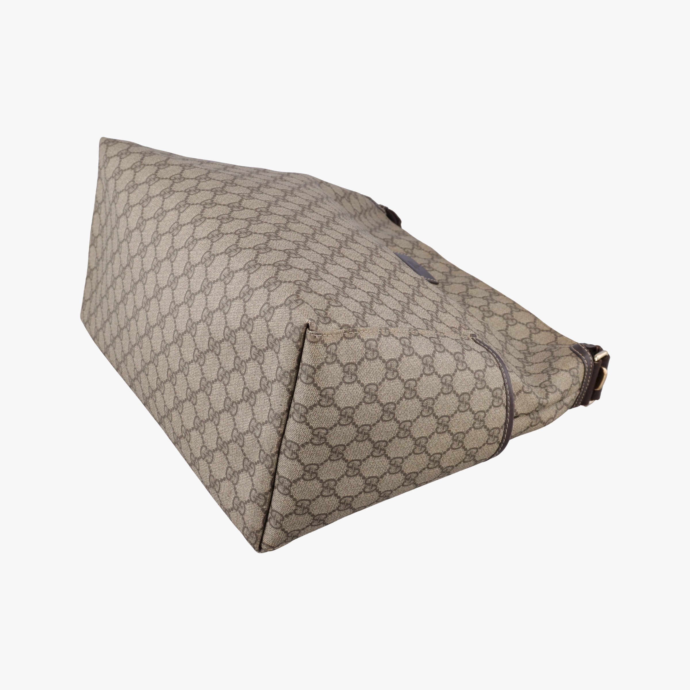 Vintage Gucci GG Plus GG Supreme khaki PVC coated canvas 201767 shoulderbag | stylenewstar