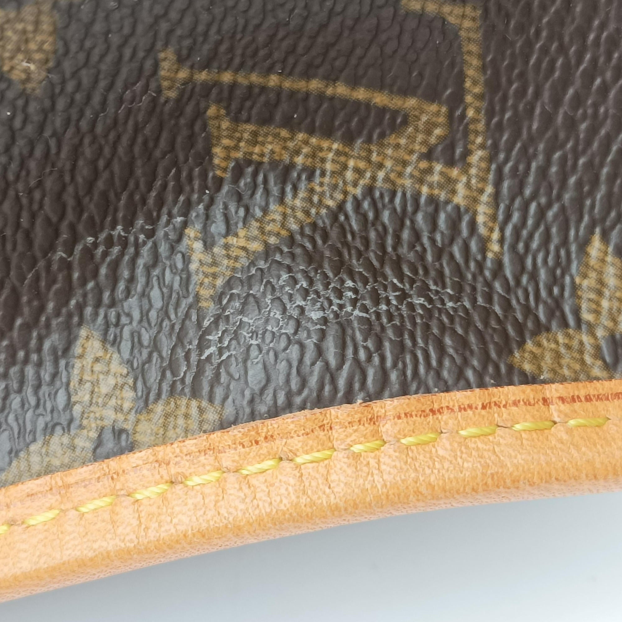 Pre-owned Louis Vuitton Popincourt Brown Monogram Canvas M40007 handbag | stylenewstar