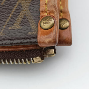 Pre-owned Louis Vuitton Popincourt Brown Monogram Canvas M40007 handbag | stylenewstar