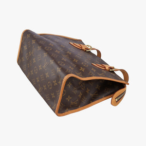 Pre-owned Louis Vuitton Popincourt Brown Monogram Canvas M40007 handbag | stylenewstar