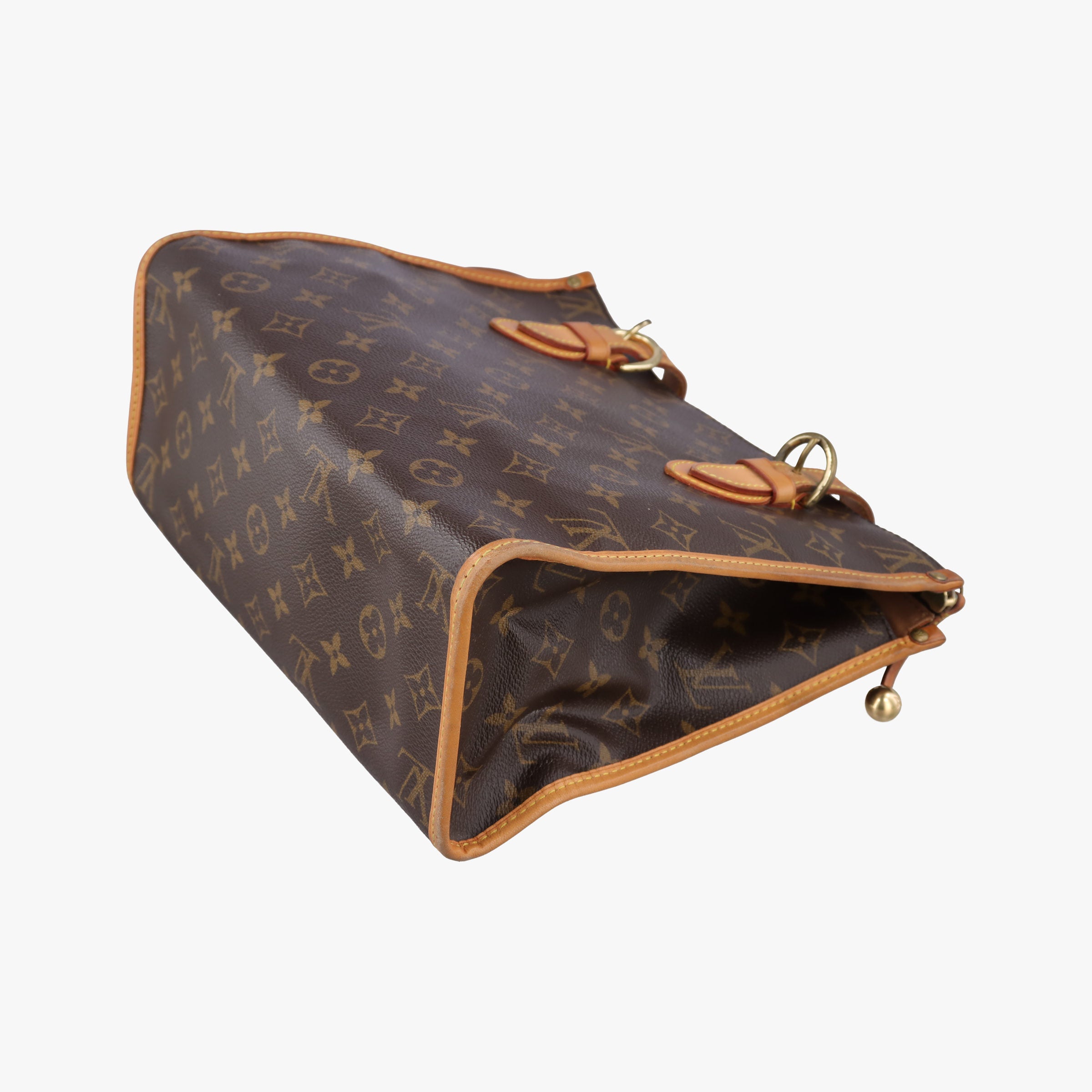 Pre-owned Louis Vuitton Popincourt Brown Monogram Canvas M40007 handbag | stylenewstar