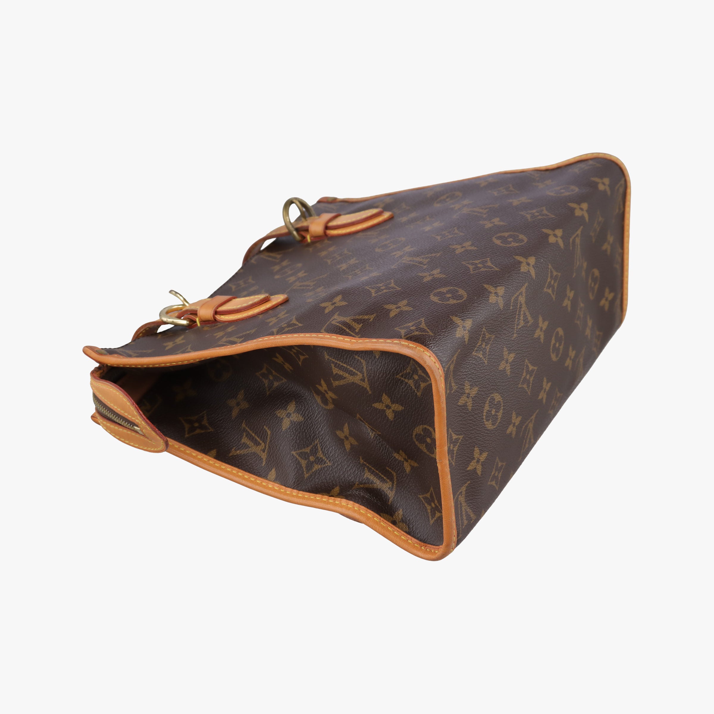 Pre-owned Louis Vuitton Popincourt Brown Monogram Canvas M40007 handbag | stylenewstar