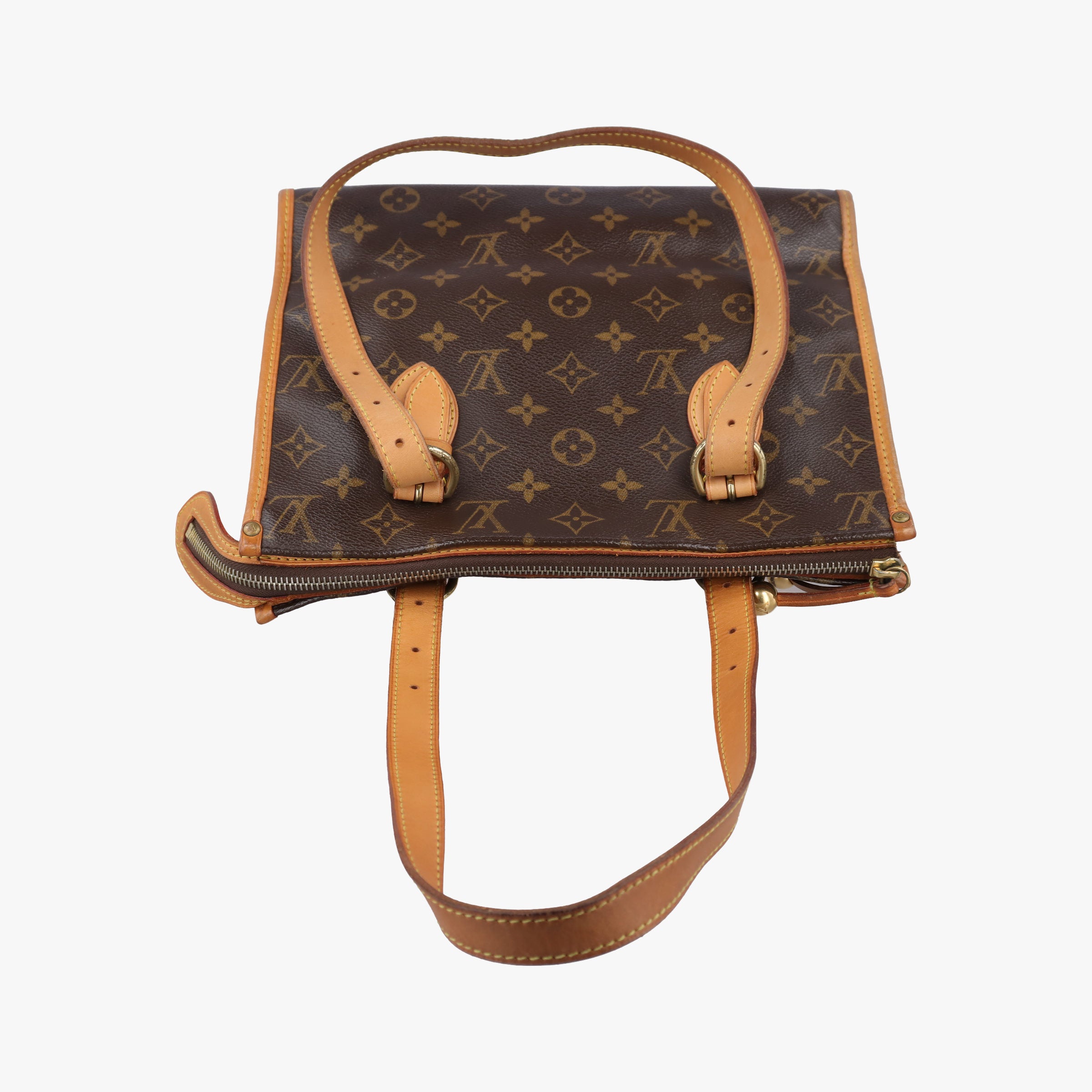 Pre-owned Louis Vuitton Popincourt Brown Monogram Canvas M40007 handbag | stylenewstar