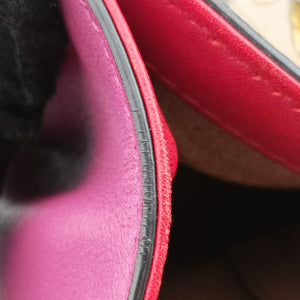 Pre-owned Gucci Padlock Beige×red×pink PVC coated canvas×leather 409487 shoulderbag | stylenewstar