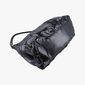 Pre-owned Gucci Abbey D-ring Hobo Black Patent 189833 handbag | stylenewstar
