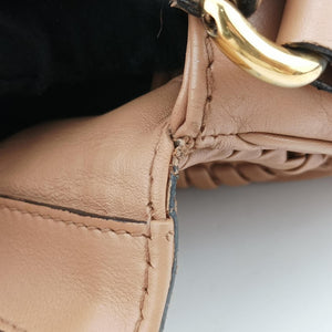 Pre-owned Gucci Tassel Handmade Medium Flap Camel Leather 263954 shoulderbag | stylenewstar