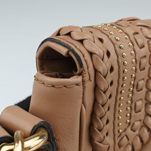 Pre-owned Gucci Tassel Handmade Medium Flap Camel Leather 263954 shoulderbag | stylenewstar