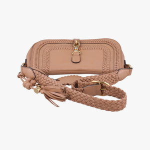 Pre-owned Gucci Tassel Handmade Medium Flap Camel Leather 263954 shoulderbag | stylenewstar