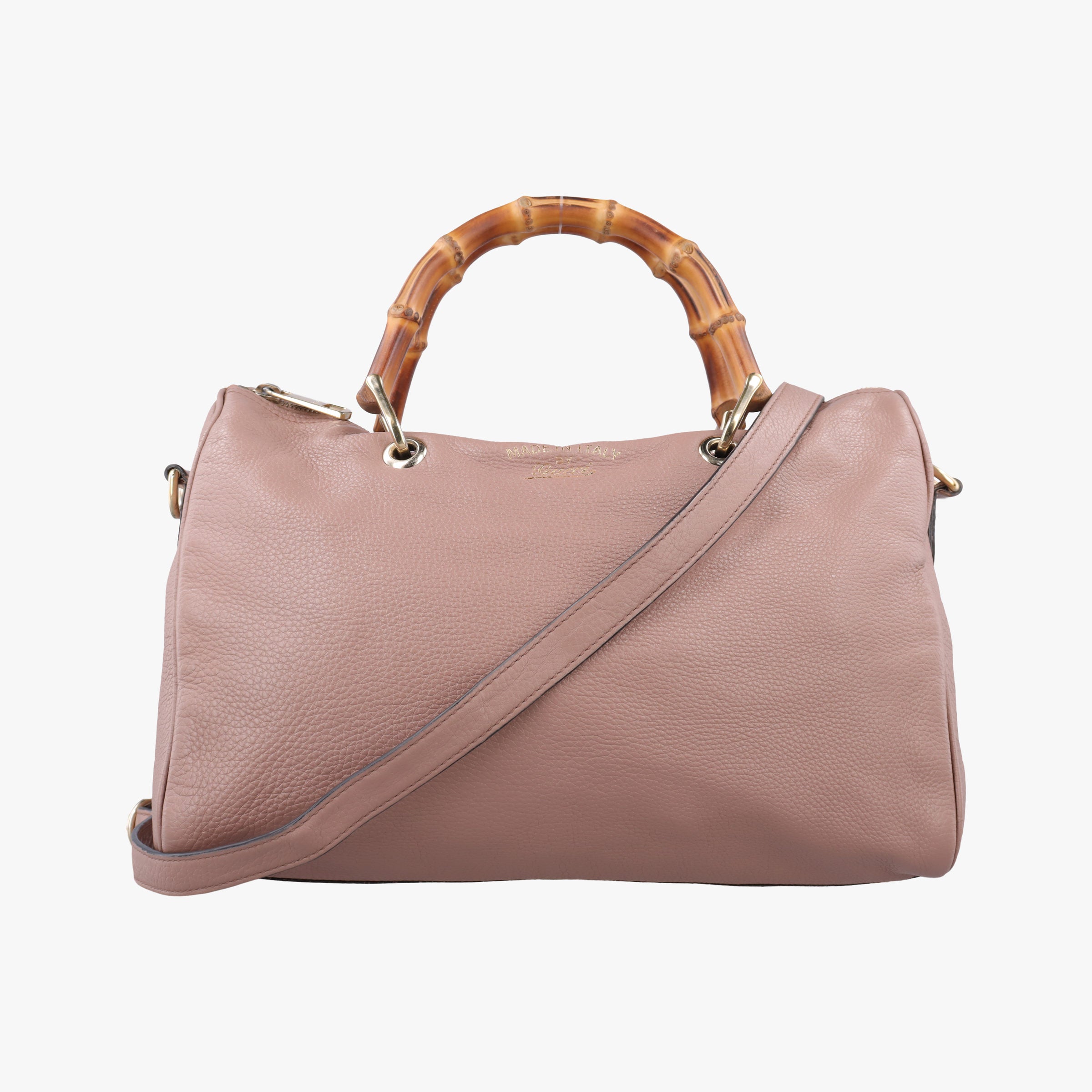 Vintage Gucci bamboo shopper Pink Leather 353124 shoulderbag | stylenewstar