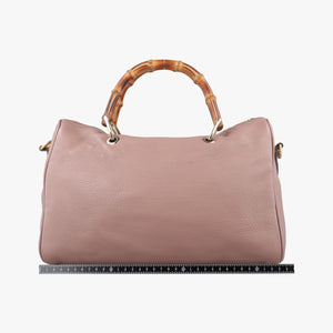 Vintage Gucci bamboo shopper Pink Leather 353124 shoulderbag | stylenewstar