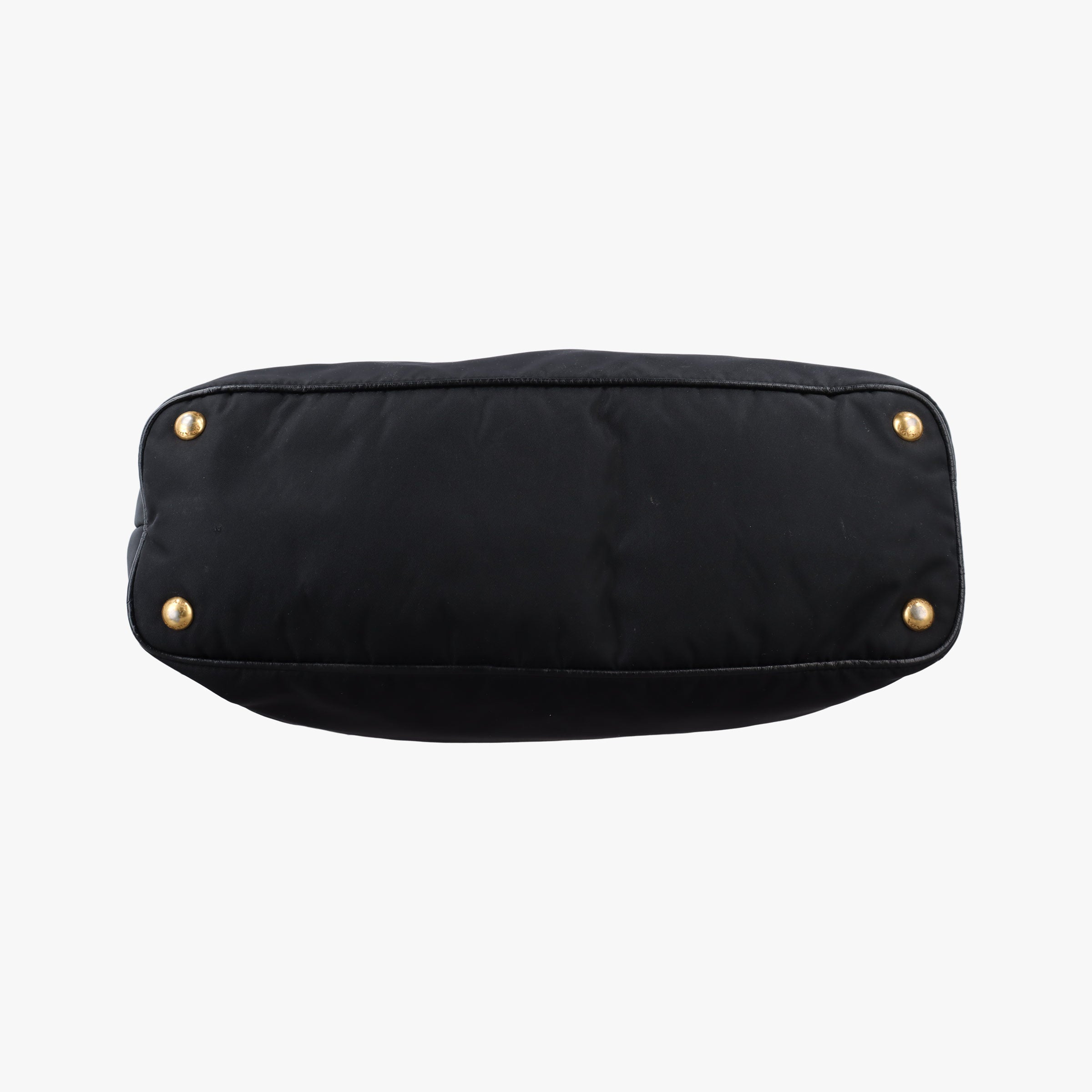 Pre-owned Prada Tessuto Satchel Black nylon × leather BR4997 shoulderbag | stylenewstar