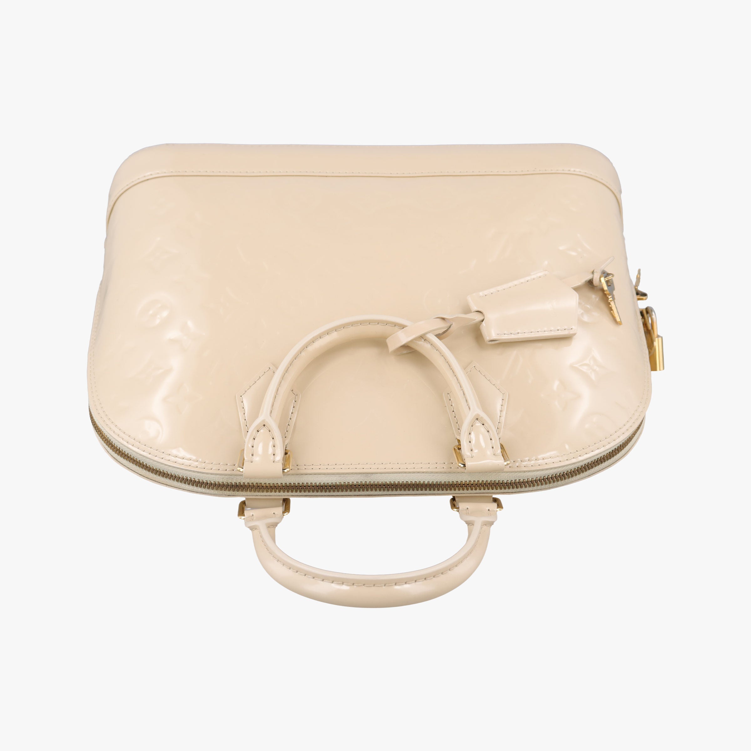 Pre-owned Louis Vuitton Alma PM Dune Vernis M90101 handbag | stylenewstar