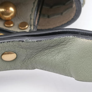 Secondhand Chloe Hudson Blue × Green leather  shoulderbag | stylenewstar