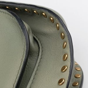 Secondhand Chloe Hudson Blue × Green leather  shoulderbag | stylenewstar