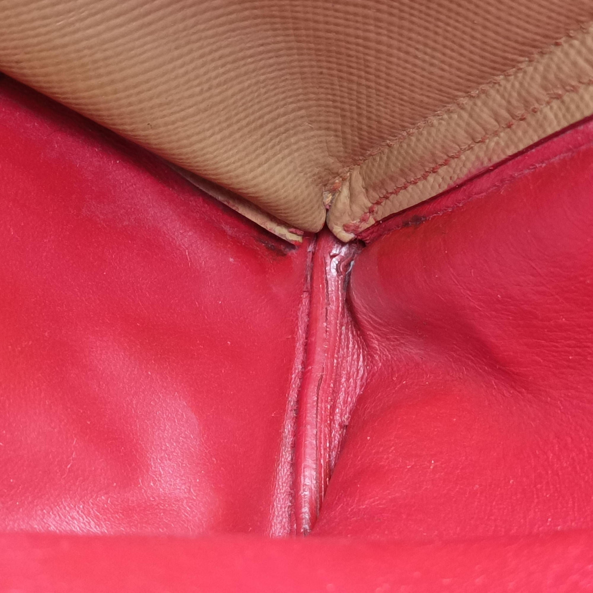 Vintage Prada Double Cuir Camel SAFFIANO Leather BN2755 shoulderbag | stylenewstar