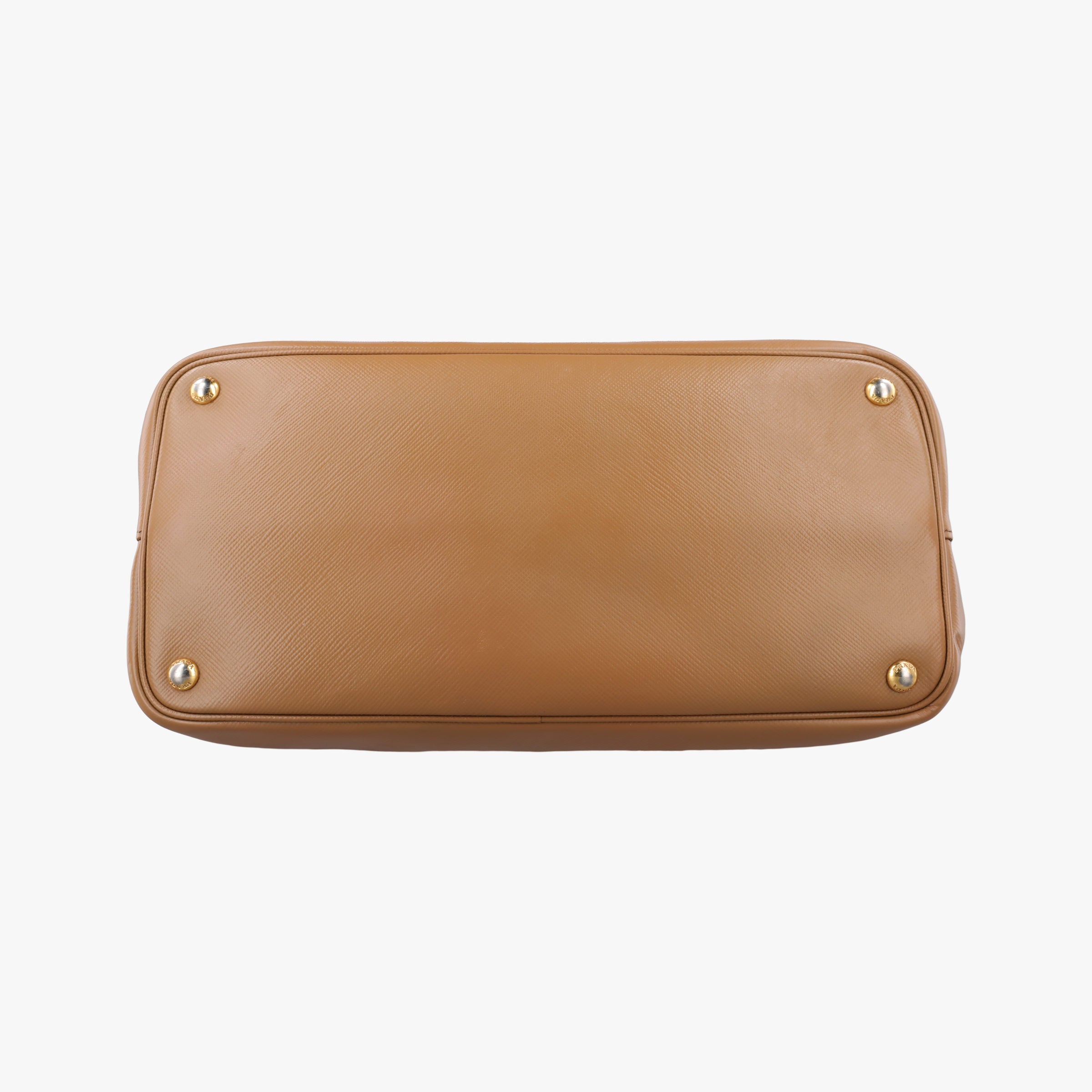 Vintage Prada Double Cuir Camel SAFFIANO Leather BN2755 shoulderbag | stylenewstar