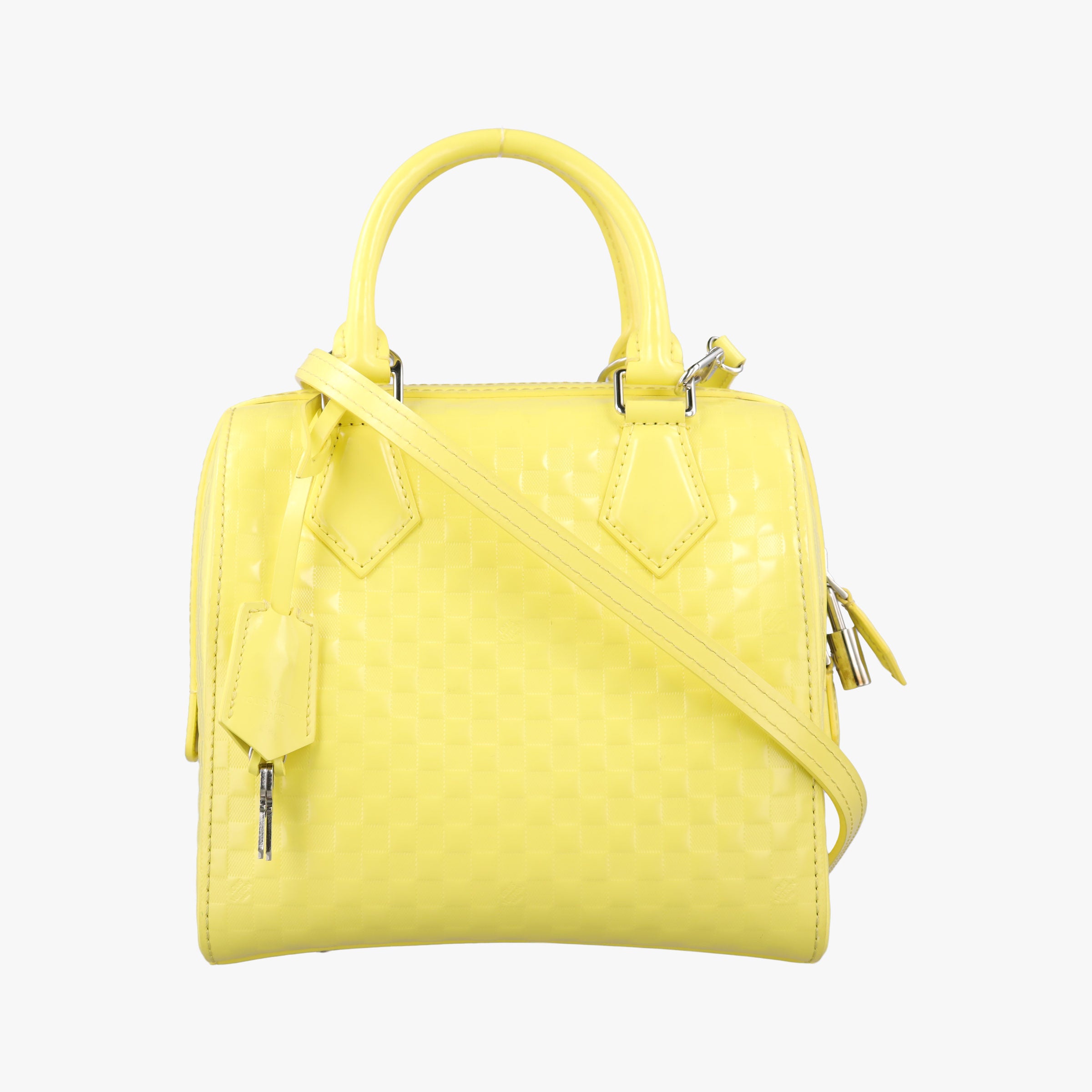 Vintage Louis Vuitton SPEEDY CUBE PM JAUNE Damier Facets M48902 shoulderbag | stylenewstar