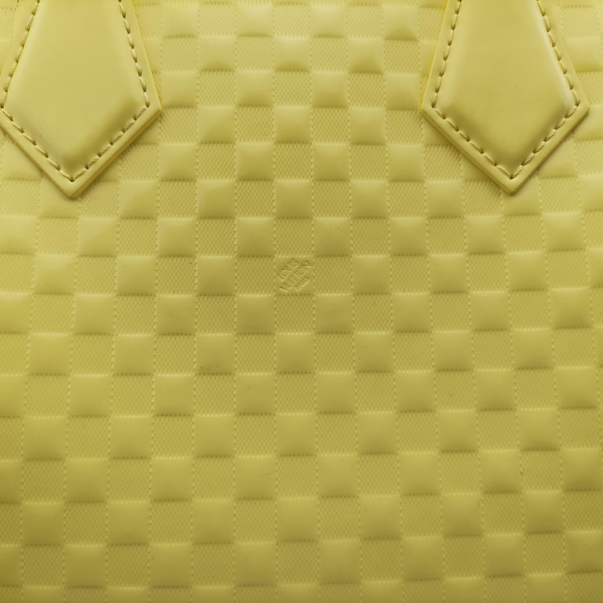 Vintage Louis Vuitton SPEEDY CUBE PM JAUNE Damier Facets M48902 shoulderbag | stylenewstar