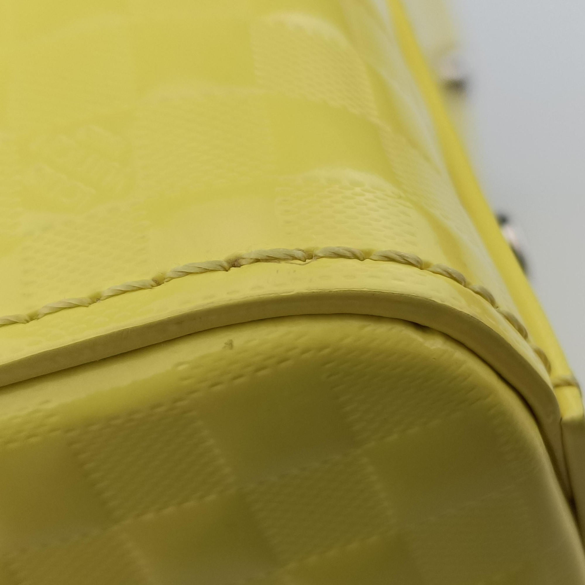 Vintage Louis Vuitton SPEEDY CUBE PM JAUNE Damier Facets M48902 shoulderbag | stylenewstar