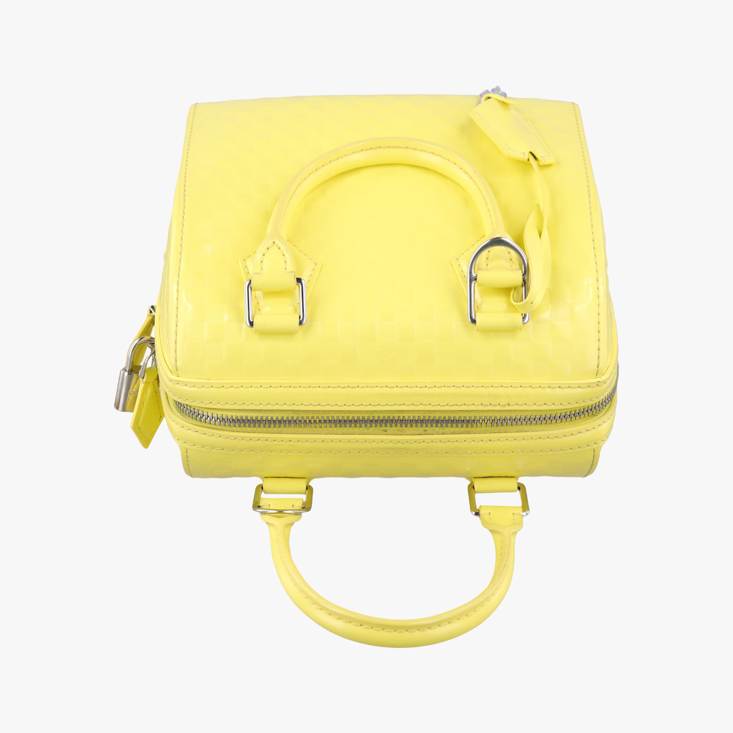 Vintage Louis Vuitton SPEEDY CUBE PM JAUNE Damier Facets M48902 shoulderbag | stylenewstar