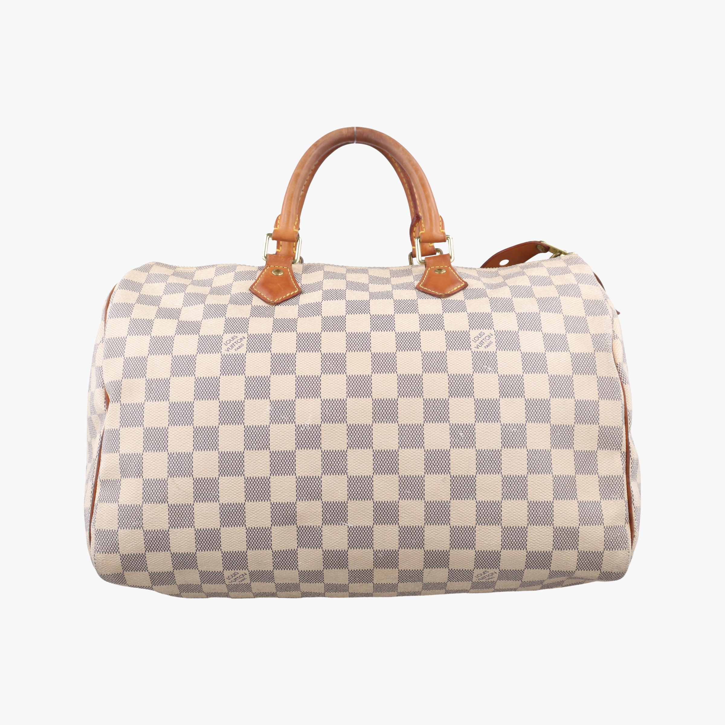 Pre-owned Louis Vuitton Speedy 35 Azur Damier Canvas N41535 handbag | stylenewstar