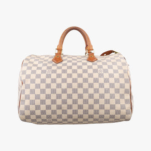 Pre-owned Louis Vuitton Speedy 35 Azur Damier Canvas N41535 handbag | stylenewstar