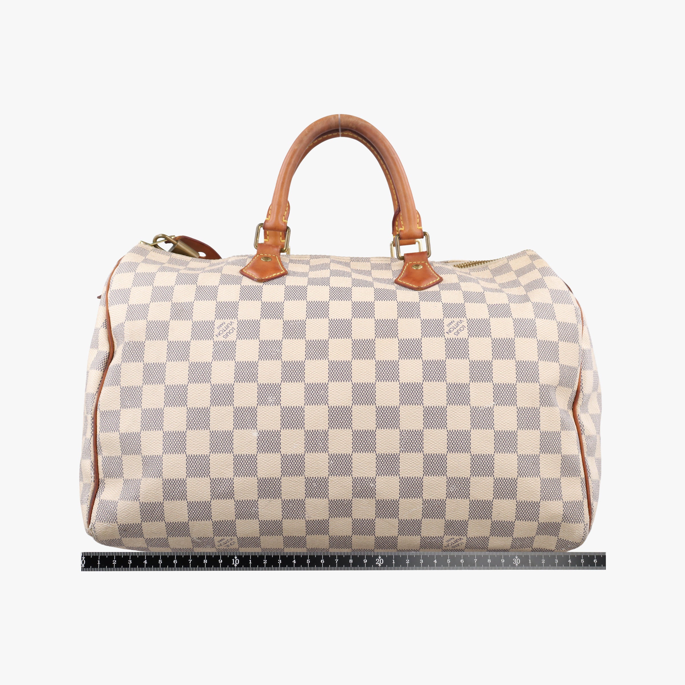 Pre-owned Louis Vuitton Speedy 35 Azur Damier Canvas N41535 handbag | stylenewstar