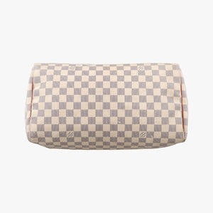 Pre-owned Louis Vuitton Speedy 35 Azur Damier Canvas N41535 handbag | stylenewstar