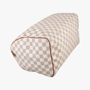 Pre-owned Louis Vuitton Speedy 35 Azur Damier Canvas N41535 handbag | stylenewstar