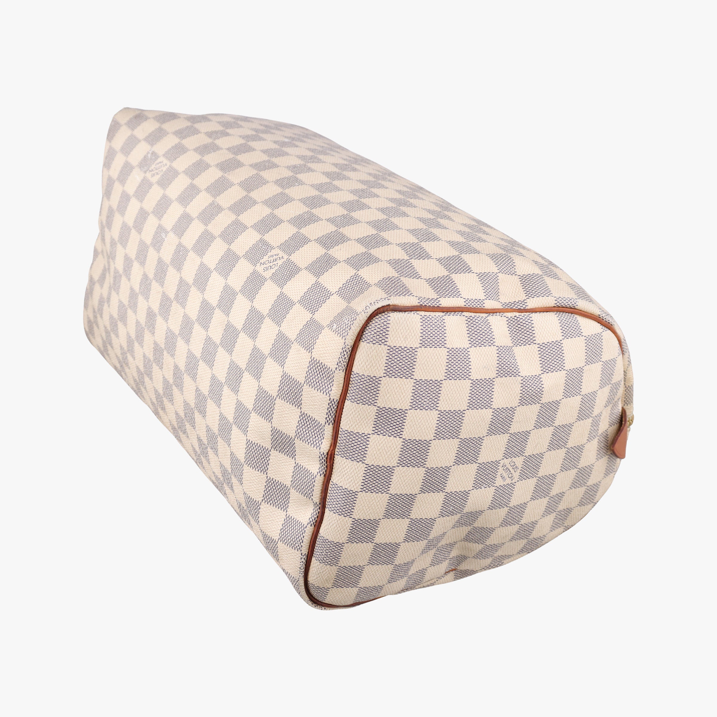 Pre-owned Louis Vuitton Speedy 35 Azur Damier Canvas N41535 handbag | stylenewstar