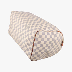 Pre-owned Louis Vuitton Speedy 35 Azur Damier Canvas N41535 handbag | stylenewstar