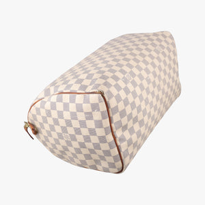 Pre-owned Louis Vuitton Speedy 35 Azur Damier Canvas N41535 handbag | stylenewstar