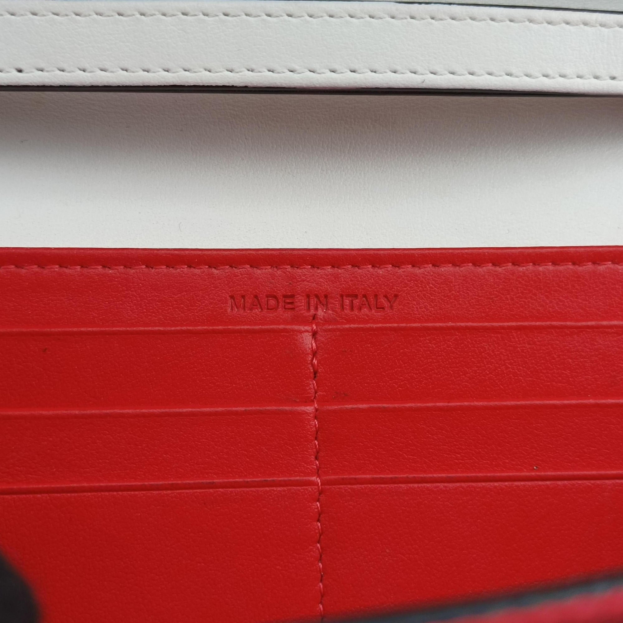 Pre-owned Christian Louboutin Paloma Clutch White Leather  clutchbag | stylenewstar