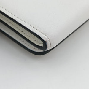 Pre-owned Christian Louboutin Paloma Clutch White Leather  clutchbag | stylenewstar