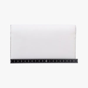 Pre-owned Christian Louboutin Paloma Clutch White Leather  clutchbag | stylenewstar