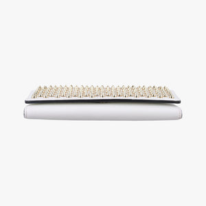 Pre-owned Christian Louboutin Paloma Clutch White Leather  clutchbag | stylenewstar