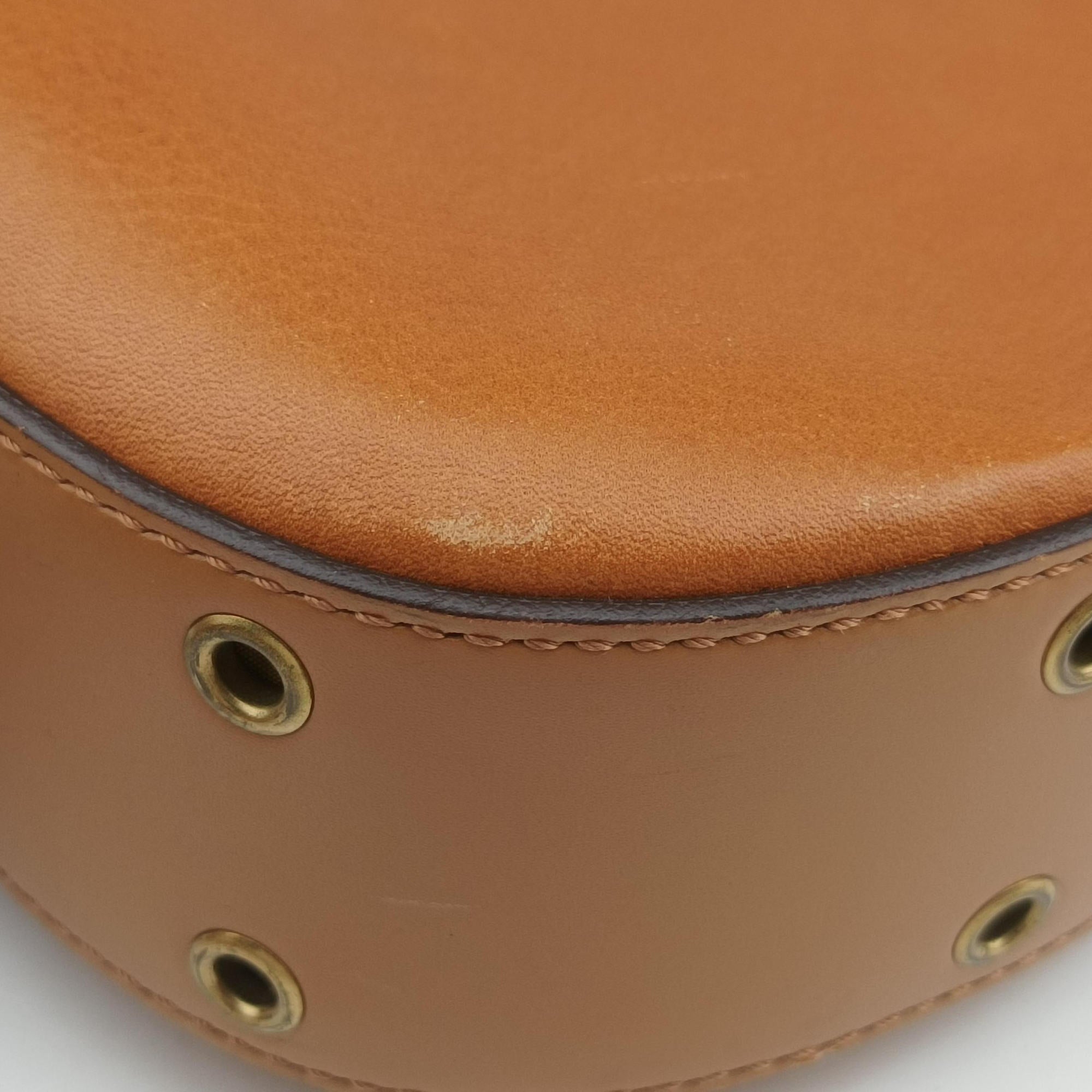 Pre-owned Christian Dior Street Chic Columbus Brown Leather  shoulderbag | stylenewstar
