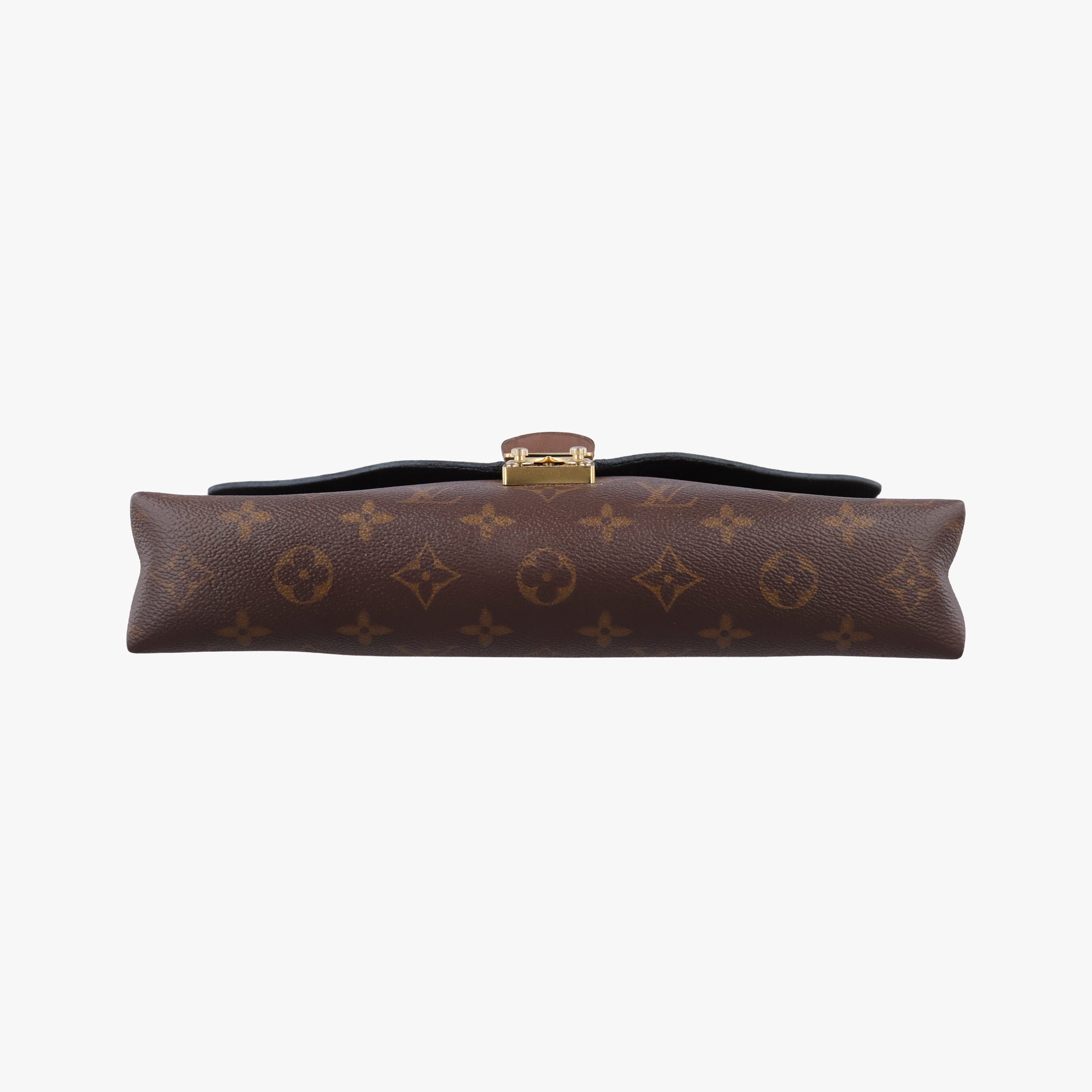 Secondhand Louis Vuitton PALLAS Chain Brown×Noir Monogram Canvas×calf leather M41223 shoulderbag | stylenewstar