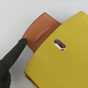 Pre-owned Hermes Sac A Dos GR24 Jaune Ambre Evercolor Calfskin  backpack/rucksack | stylenewstar