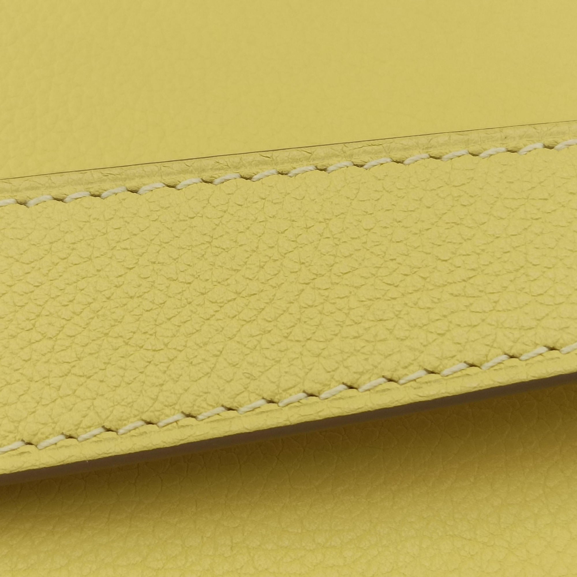 Pre-owned Hermes Sac A Dos GR24 Jaune Ambre Evercolor Calfskin  backpack/rucksack | stylenewstar