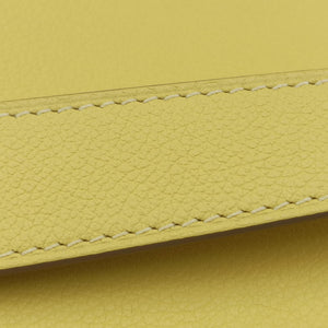 Pre-owned Hermes Sac A Dos GR24 Jaune Ambre Evercolor Calfskin  backpack/rucksack | stylenewstar
