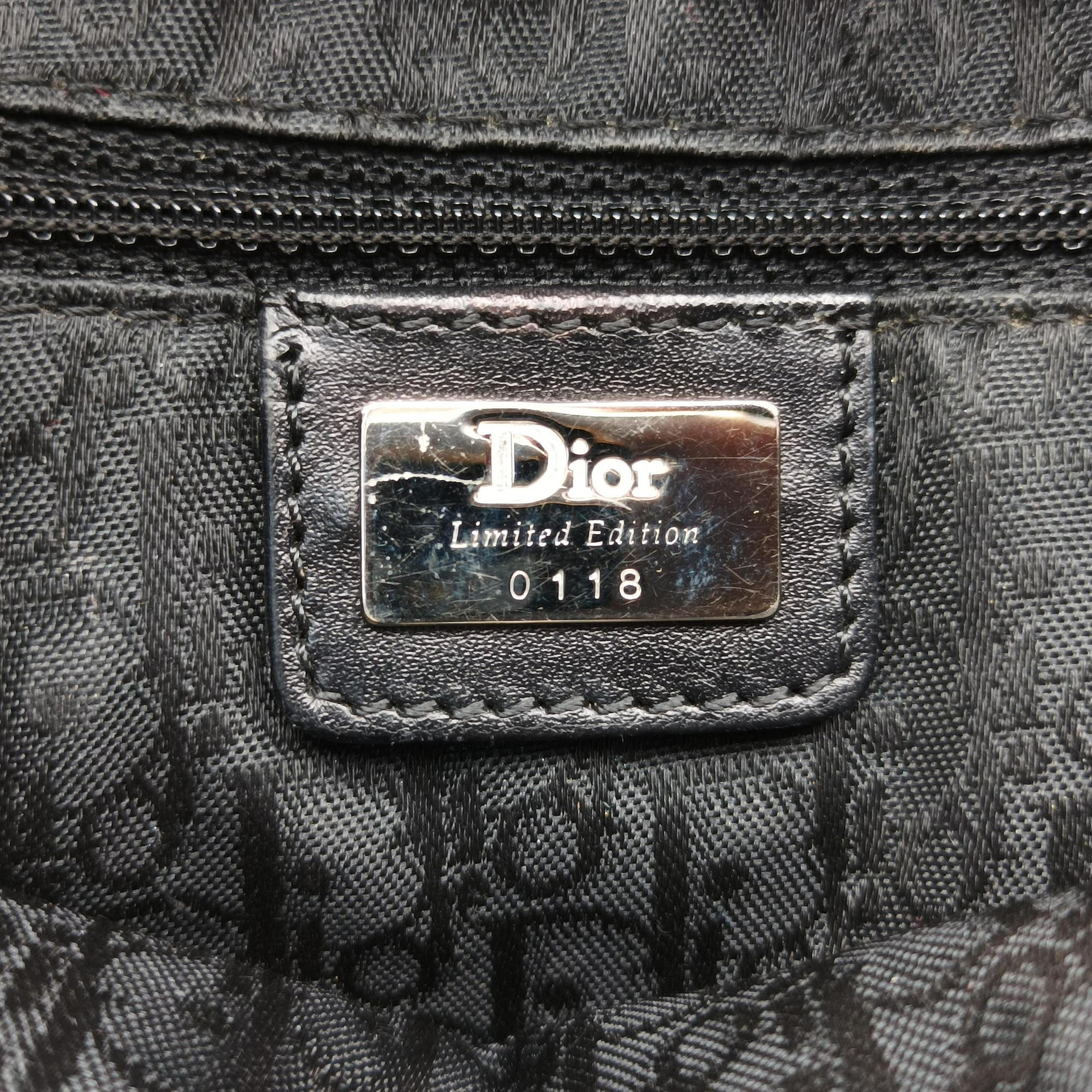 Pre-owned Christian Dior Paris '50s Motif Print Saddle Bag Beige × Multicolor Canvas × Leather  shoulderbag | stylenewstar