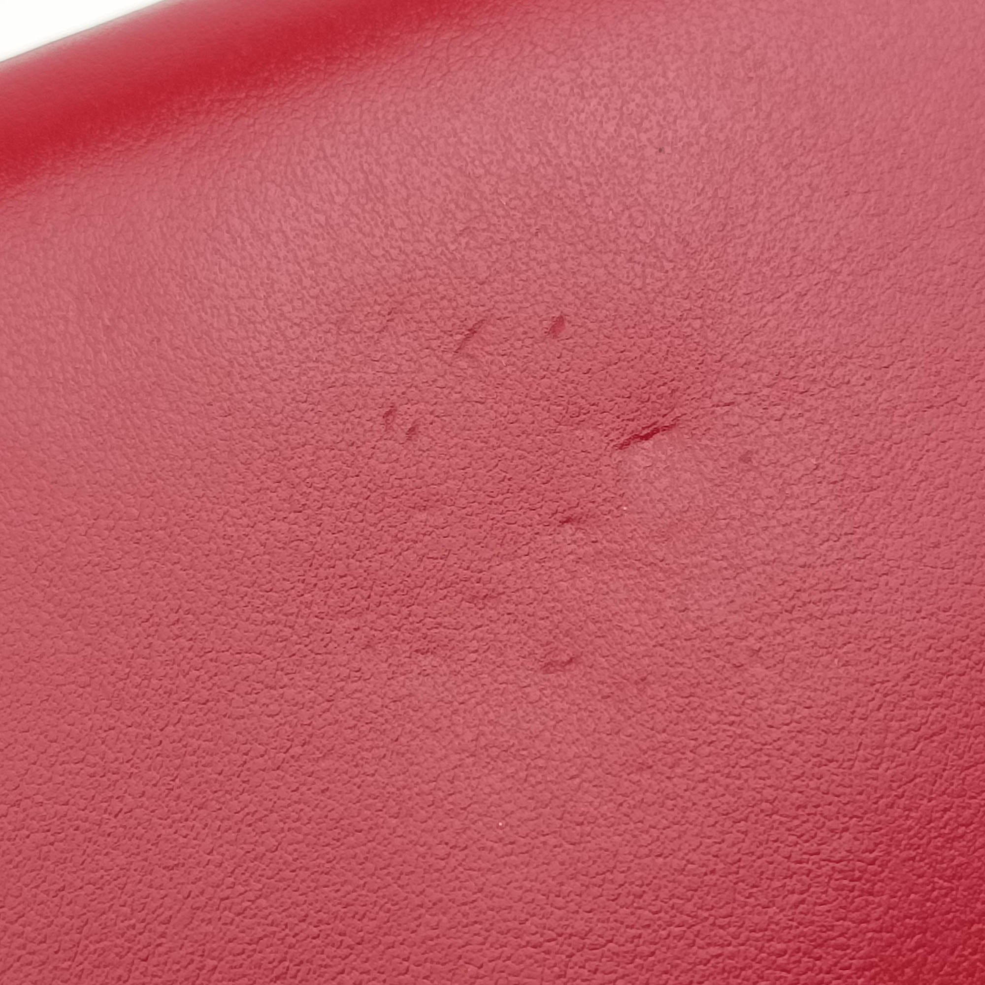 Pre-owned Dolce & Gabbana DEVOTION Red Leather  shoulderbag | stylenewstar