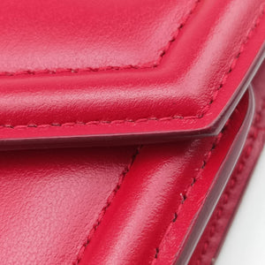 Pre-owned Dolce & Gabbana DEVOTION Red Leather  shoulderbag | stylenewstar
