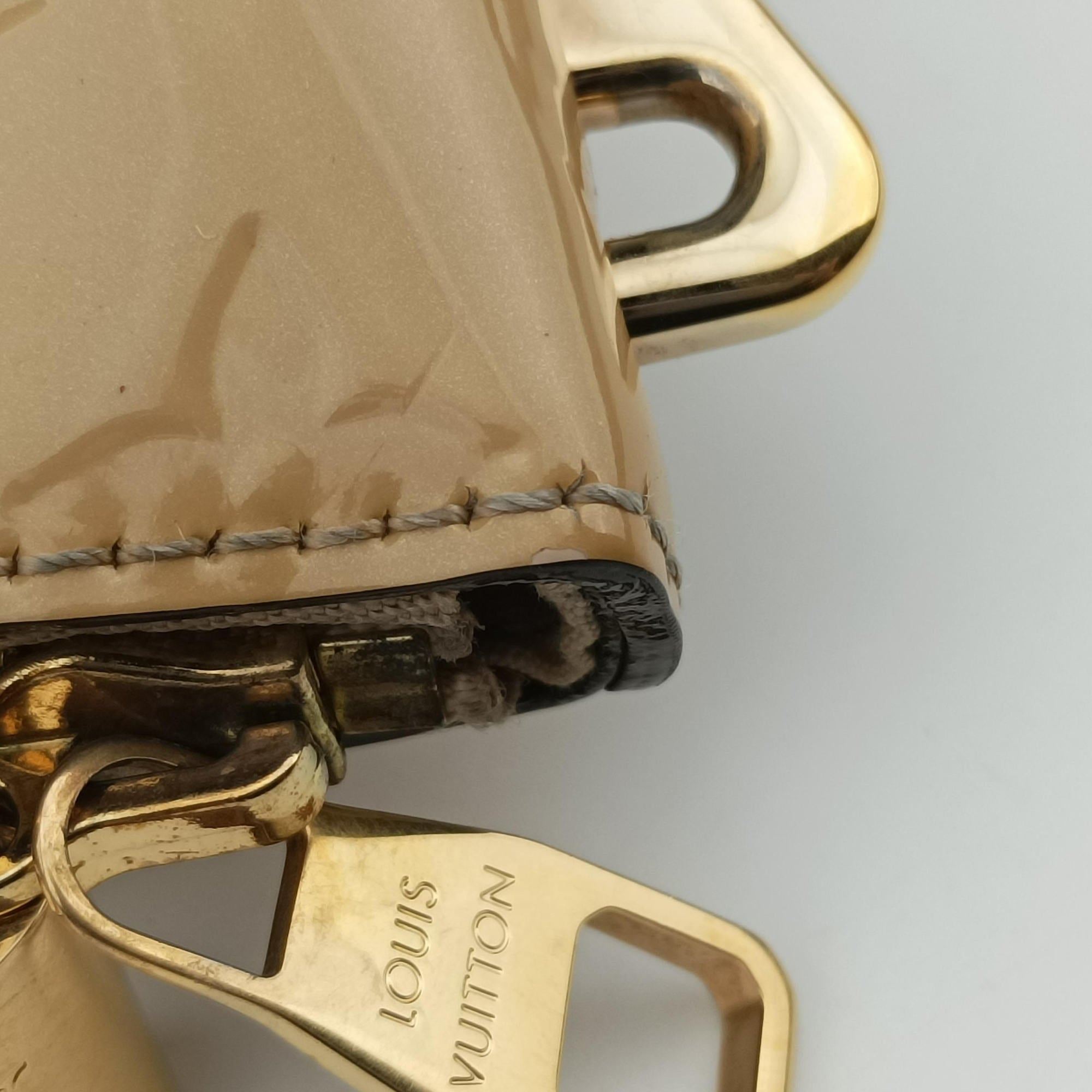 Pre-owned Louis Vuitton Montebello MM Dune Monogram Vernis M90163 shoulderbag | stylenewstar
